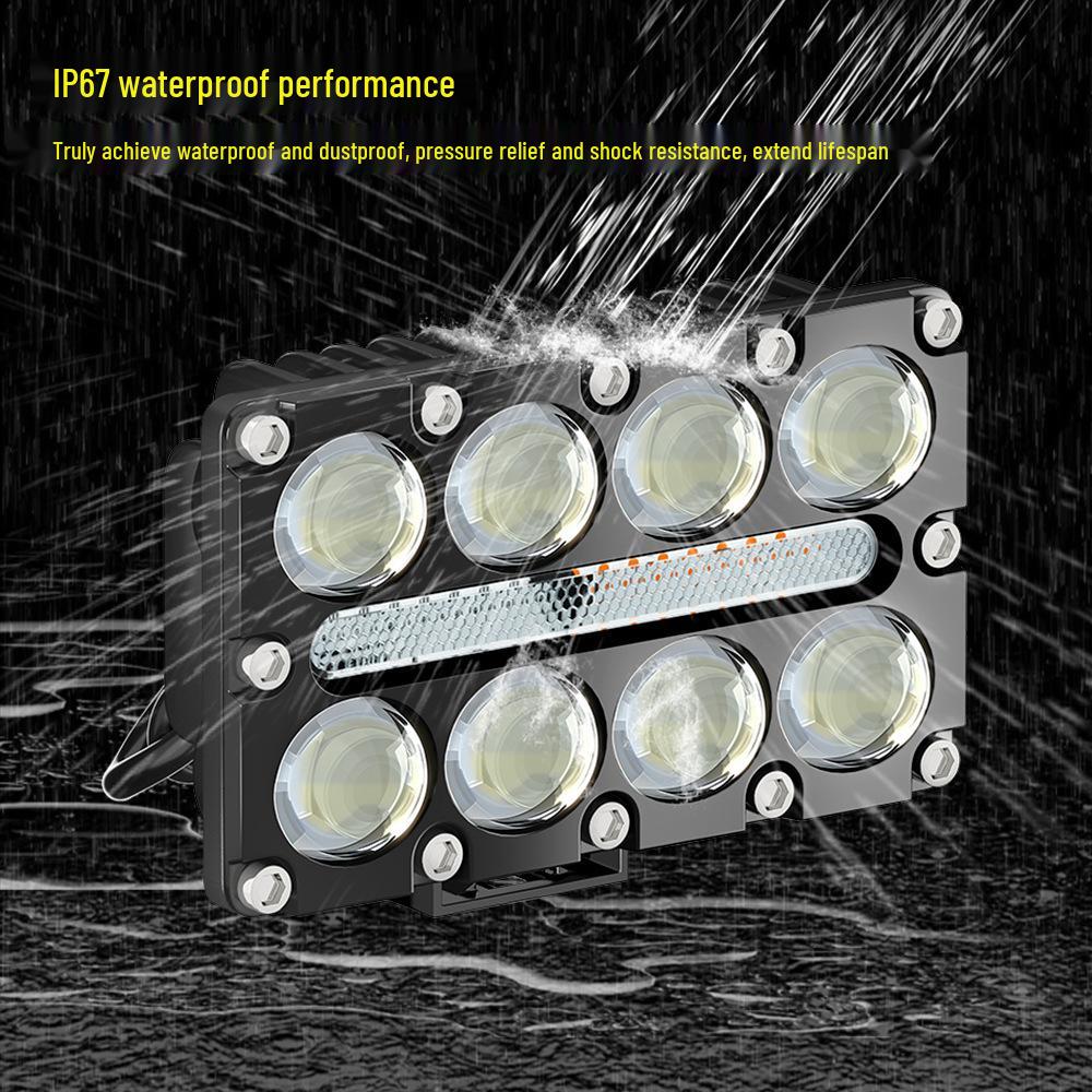 Motorcycle LED Headlight & Off-road Work/Warning Light for Electric Vehicles