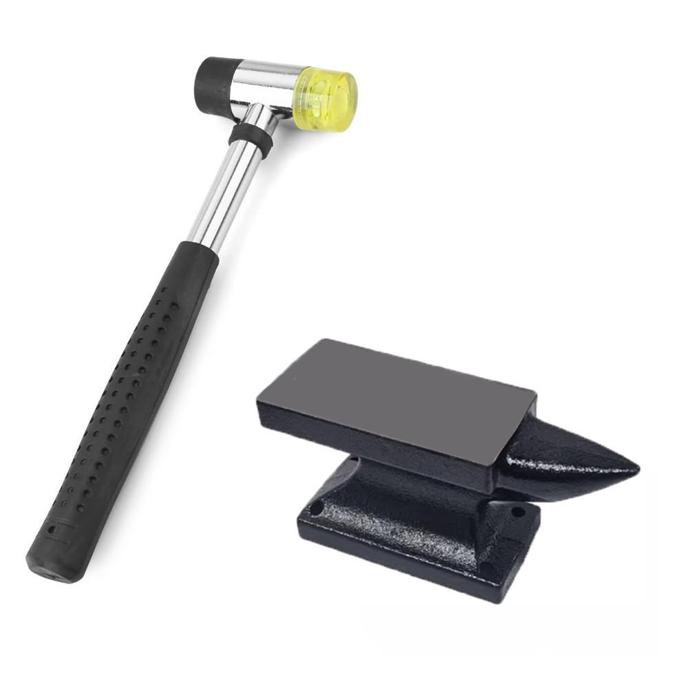 Blue DIY Iron Anvil for Jewelry Making & Goldsmithing