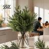 Tabletop Holiday Floral Filler Artificial Lighted Pine with Lights, Fairy Light Olive Branch, Realistic Faux Warm White LED Twig Lights Stem for Home