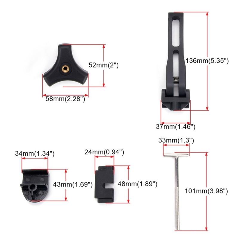 Clempă pentru capac de benă de camion cu instalare rapidă Design ABS anti-șoc Compatibilitate universală Potrivit pentru securitatea cutiei de marfă a camionetelor