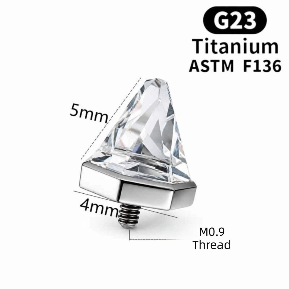 Stainless Steel Flat Back Stud Crystal Cone Cartilage Earring Gifts Piercing Stud  Ear Piercing