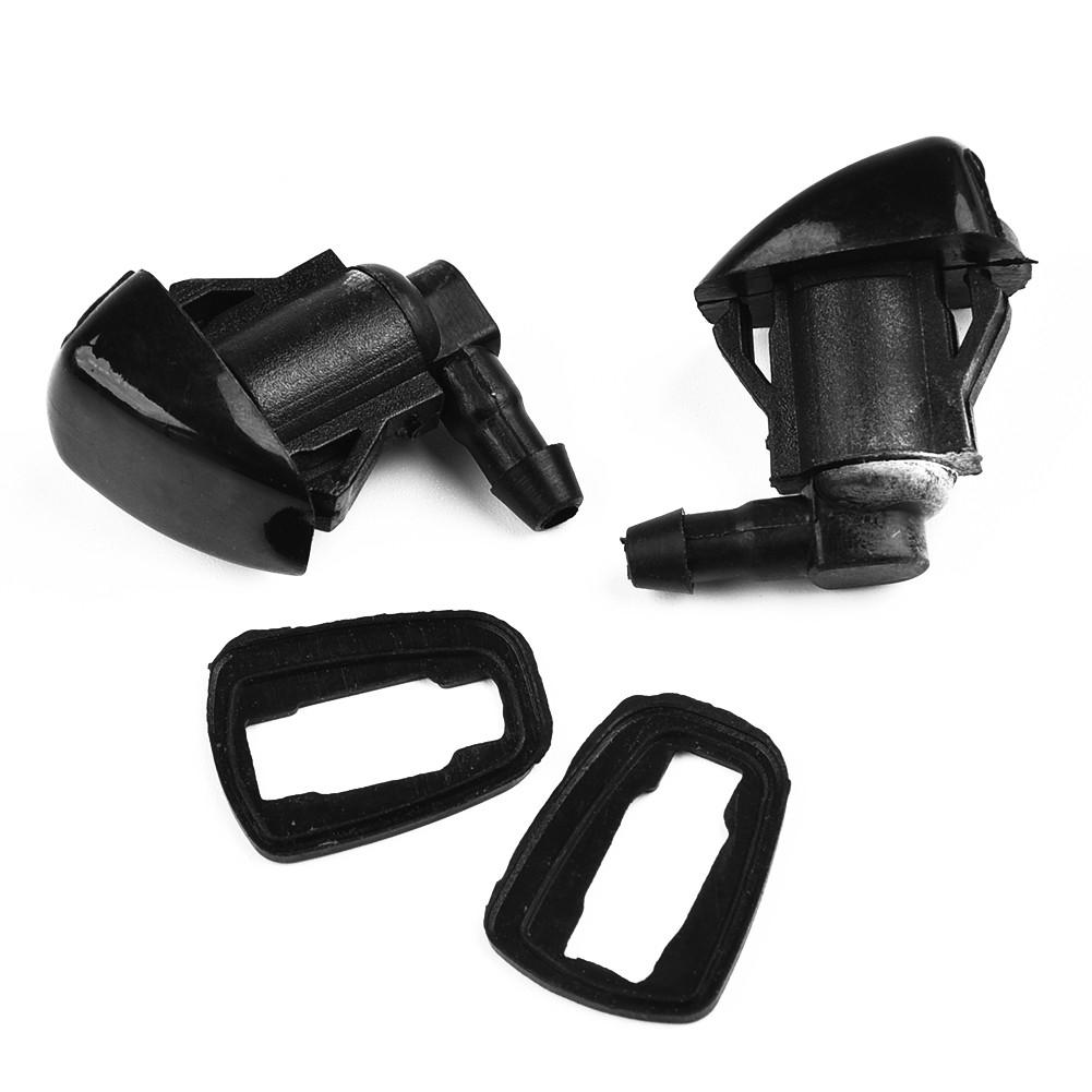 Car Windshield Spray Nozzle Auto 2pcs Washer Wiper Polyamide Practical