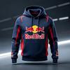 Abbigliamento da Uomo per Primavera e Autunno Red Bull F1 Racing e Motociclismo, Stile di Nicchia Red Bull, Nuovo Stile Stampato a Maniche Lunghe