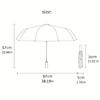 West Bromwich Albion FC Automatic 3‑Fold Umbrella 8‑Rib Windproof Folding Umbrella Sun Rain Protection For Outdoor Travel Daily Use