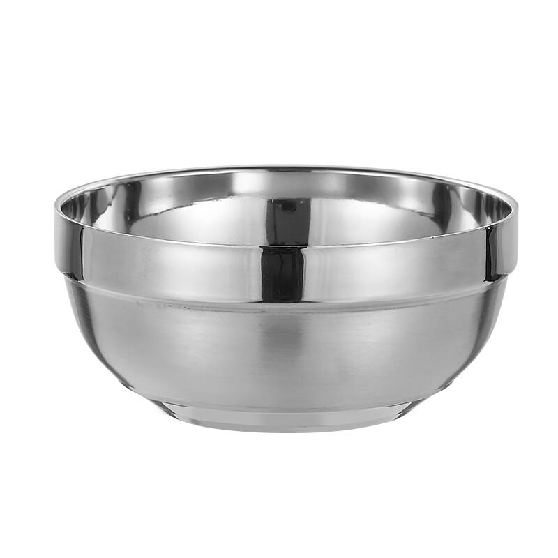 Danshi Zhiyuan 304 Stainless Steel Double-Layer Anti-Scald Bowl 11.5cm