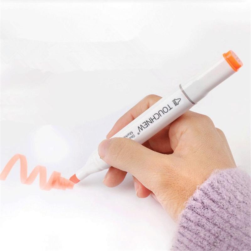 1 Hautton-Marker-Set, doppelseitig, alkoholbasiert, Künstler-Art-Marker-Stifte für Manga-Kolorierung