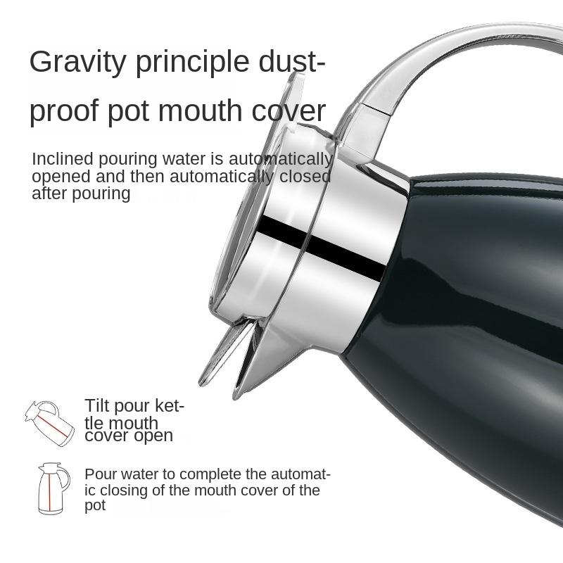 Insulation Pot 1.8L 2.3L Vacuum Stainless Steel Coffee Pot Milk Tea Jug Water Carafe Flask Thermal Thermos Bottles Sale