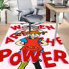 1PC Women Power Extra Large Non Slip Floor carpet, Office, family, bedroom, Studio Large Area Rug Indoor Rugs