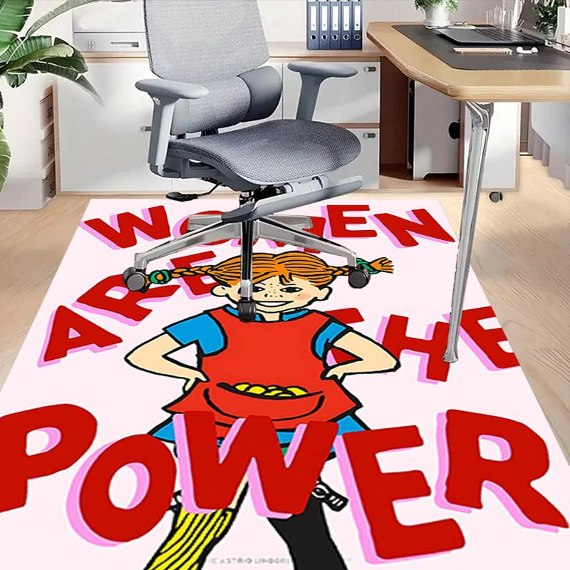 1PC Women Power Extra Large Non Slip Floor carpet, Office, family, bedroom, Studio Large Area Rug Indoor Rugs