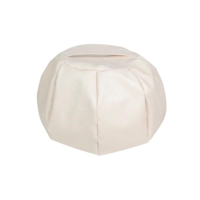 

Foldable Waterproof Pu Leather Laundry Storage Bag Large Capacity Dustproof Handheld Modern Minimalist Laundry Organizer Pumpkin бежевый