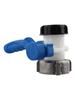 Aluminum Union Nut IBC Outlet Tap Stopcock Adapter Easy-open Functionality
