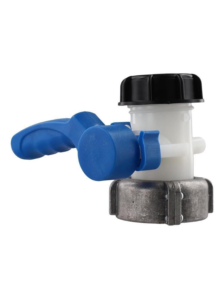 Aluminum Union Nut IBC Outlet Tap Stopcock Adapter Easy-open Functionality