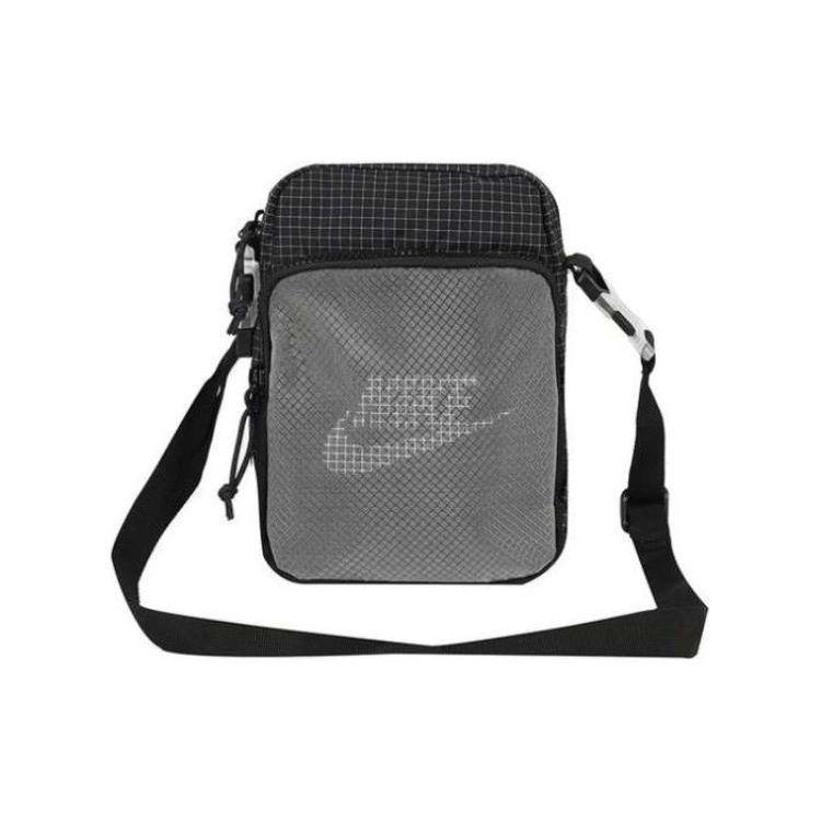 

Nike Heritage Smit Sports Zipper Shoulder Bag Unisex Shoulder Bag Black CV1408-011 Black Plaid