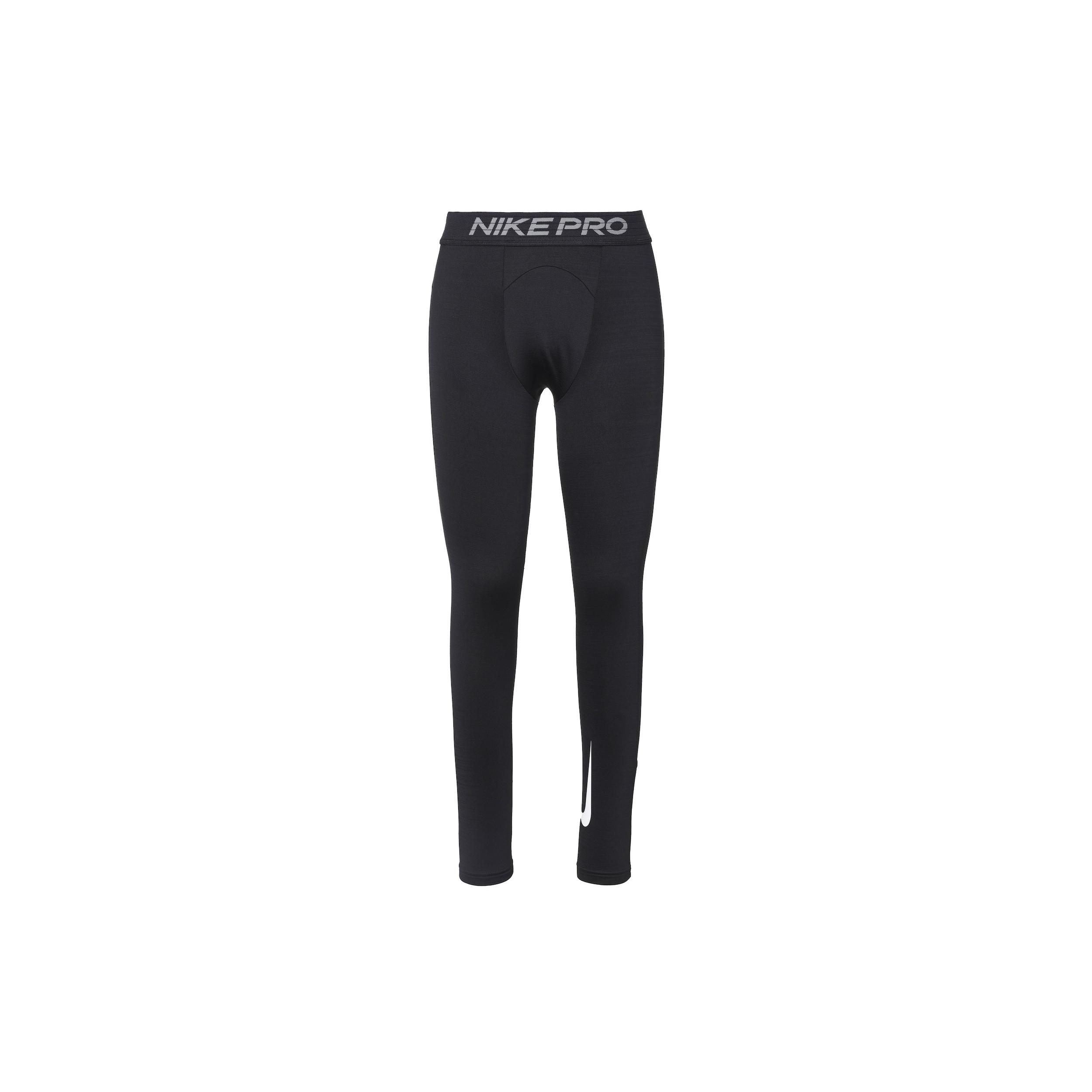 Men s Nike Pro Dri-FIT Sports Training Ribbed Leggings Black CU4962-010 L