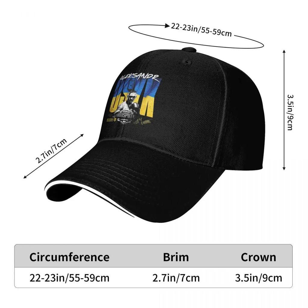 Gorra de Béisbol de Camping de Boxeo Oleksandr Usyk Para Unisexs Estampado FeUnisex Gorra de Papá de Playa Gorra de Camionero Hip Hop