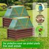 Garden Row Accelerator Plant Tent Foldable Plant Net Cage Greenhouse Cover Raised Garden Beds Plant Protector for Garden Rows Protects Vegetables