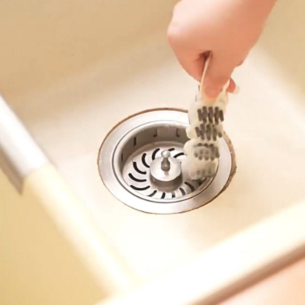 3pcs Soft Bristle Faucet Cleaning Brush Multi-functional Clean Tool Crevice Brush  Home Decor