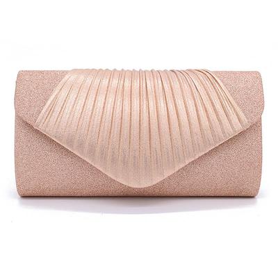 Bolsa de Ombro Pequena Franzida Feminina para Noite Moda Primavera 2024