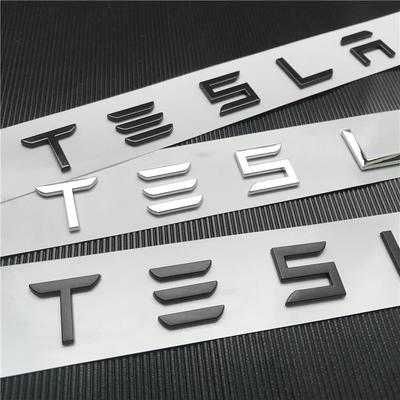 Car Logo Sticker Trunk Label Decals Decoration Accessories For Model 3 Model S Model X Model Y Cybertruck Roadster SpaceX