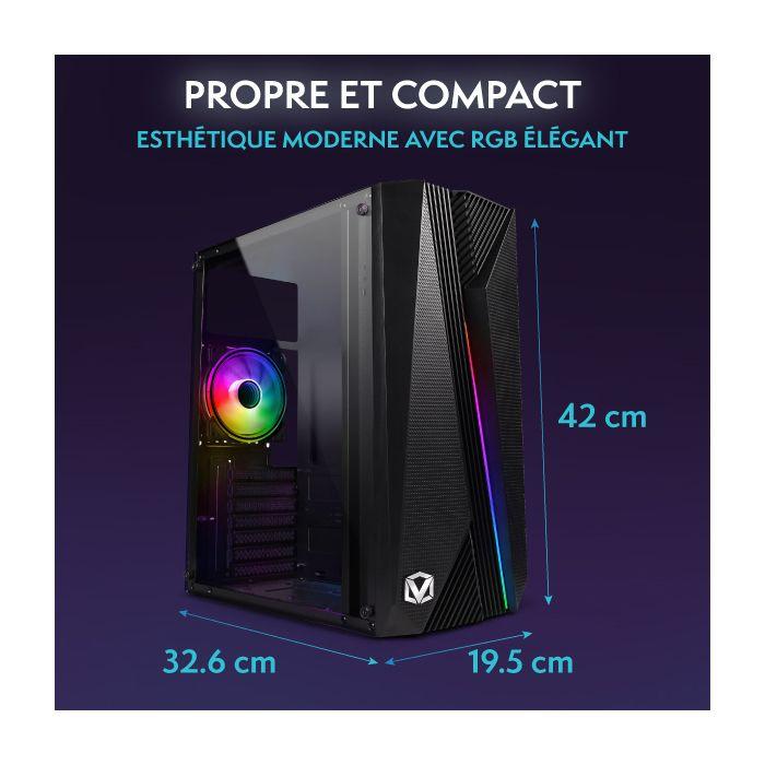Vibox I-32 PC Gamer Complet • 22" Écran • AMD Ryzen 3 3200G • Vega 8 • 16 Go RAM • 1 To SSD • Windows 11 • WiFi 6 + Bluetooth 5.4