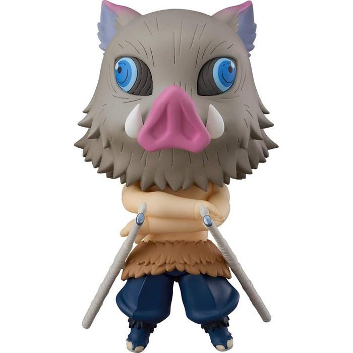 GOOD SMILE COMPANY Nendoroid Demon Slayer Inosuke Hashibira Action Figure (Red/Black)