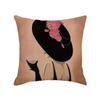 Character Linen Throw Pillow Cover Printed Car Sofa Bed Cushion Cushion Pillow Cover Home Furnishings