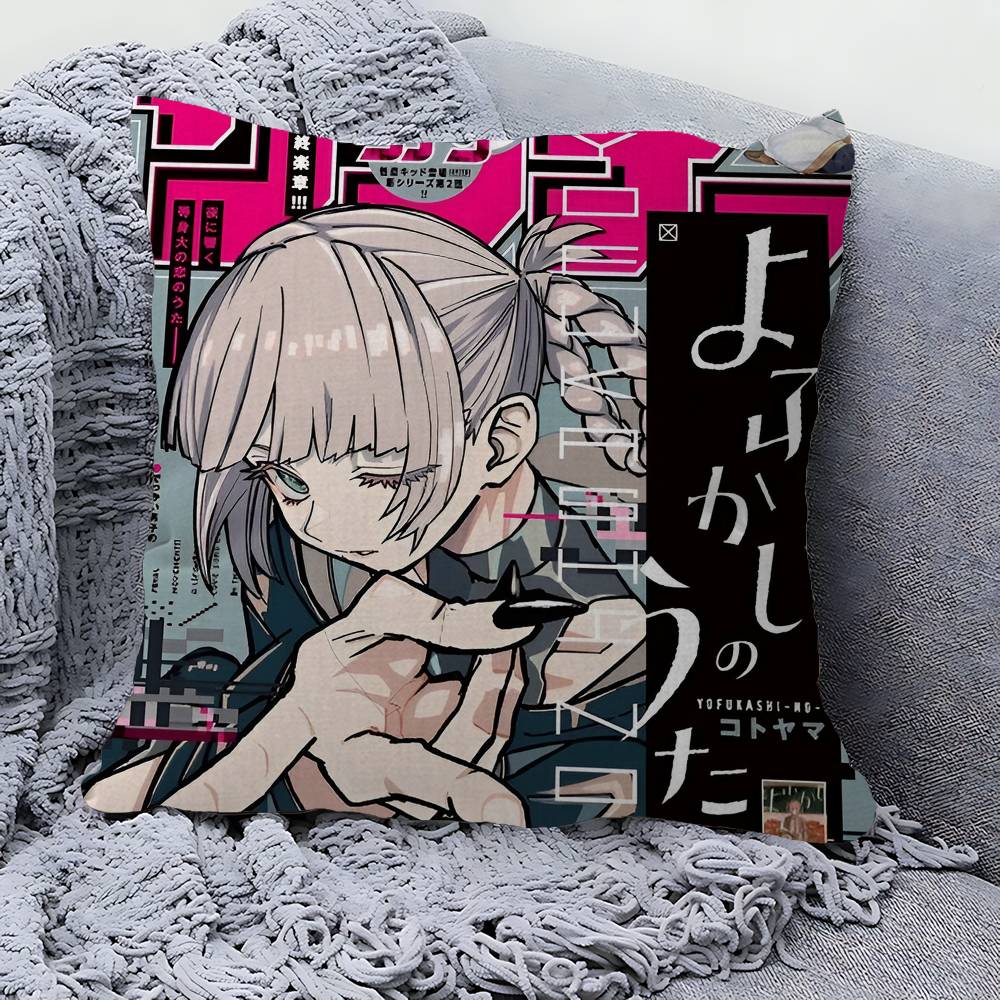 Japanese C-Call Of The N-Night Anime Pillow Cover Sofa Cushion Cover Home Room Decoration Children Gift