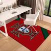 Portuguese Football Federation Crest Area Rug Office rug, Chair Rug, Decor Carpet Livingroom bedroom Mat, Large Size Fan gifts Christmas gifts