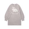 Gelato Pique Baby Moco Rabbit Jacquard Dress Free Women's (GY-Gray, Size)