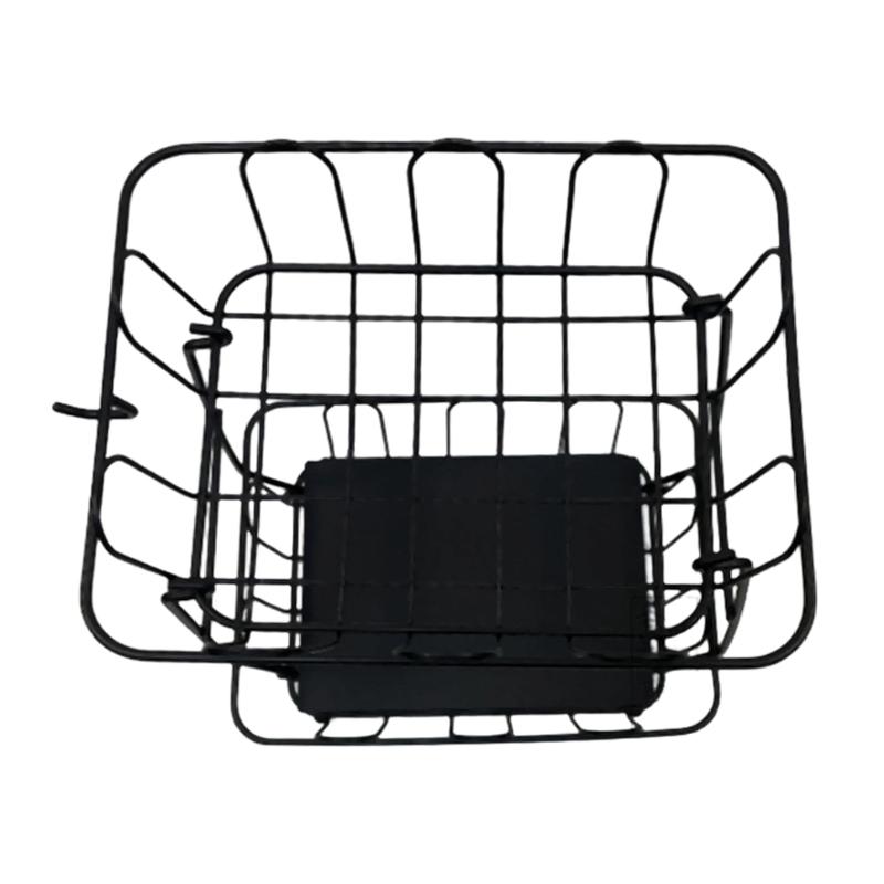 2 Layer Iron Fruit And Vegetable Holder For Countertop Organizing With Rusts Resistant Coating Tiered Fruit Basket