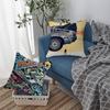 Back To the Future Cartoon Cushion Cover Inches Farmhouse Decor Home Throw Pillow Covers for Couch Decorations
