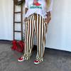 2026 New Women's Loose Casual Striped Printed Long Straight Pants