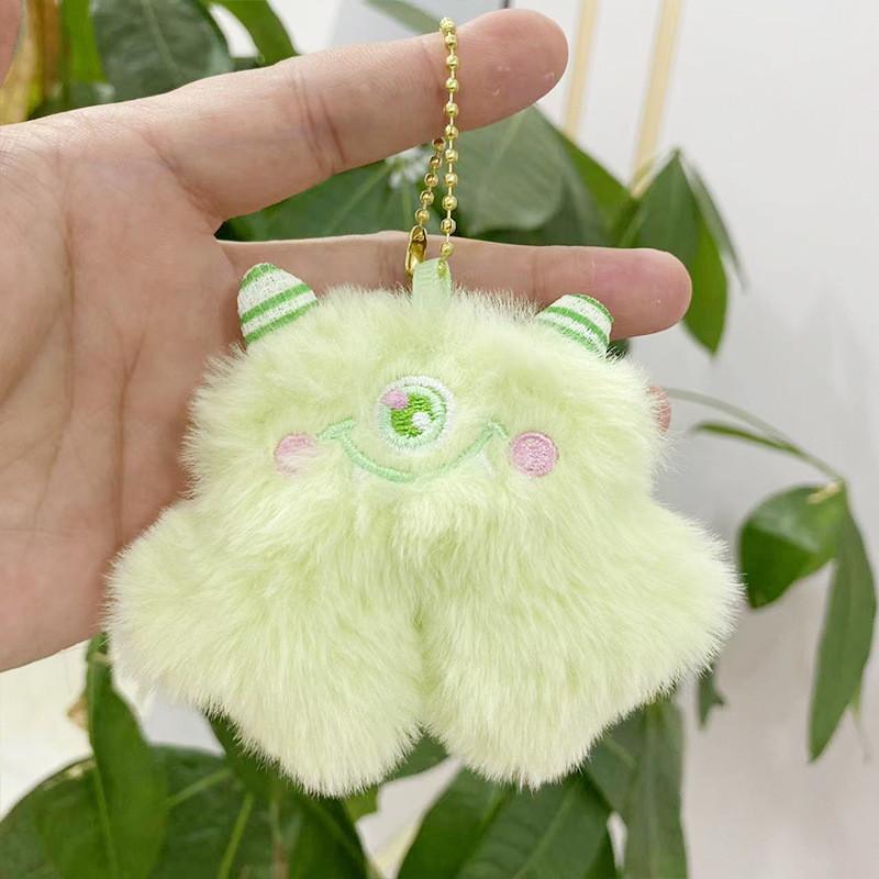 Cotton Pp Soft Filled Monster Keychain Doll Plush Toy In Various Colors For Gifts