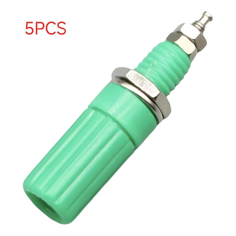 5Pcs Diy Accessories 4Mm Banana Socket M3X45Mm Binding Post Nut Banana Plug Jack Electrical Connector Terminal