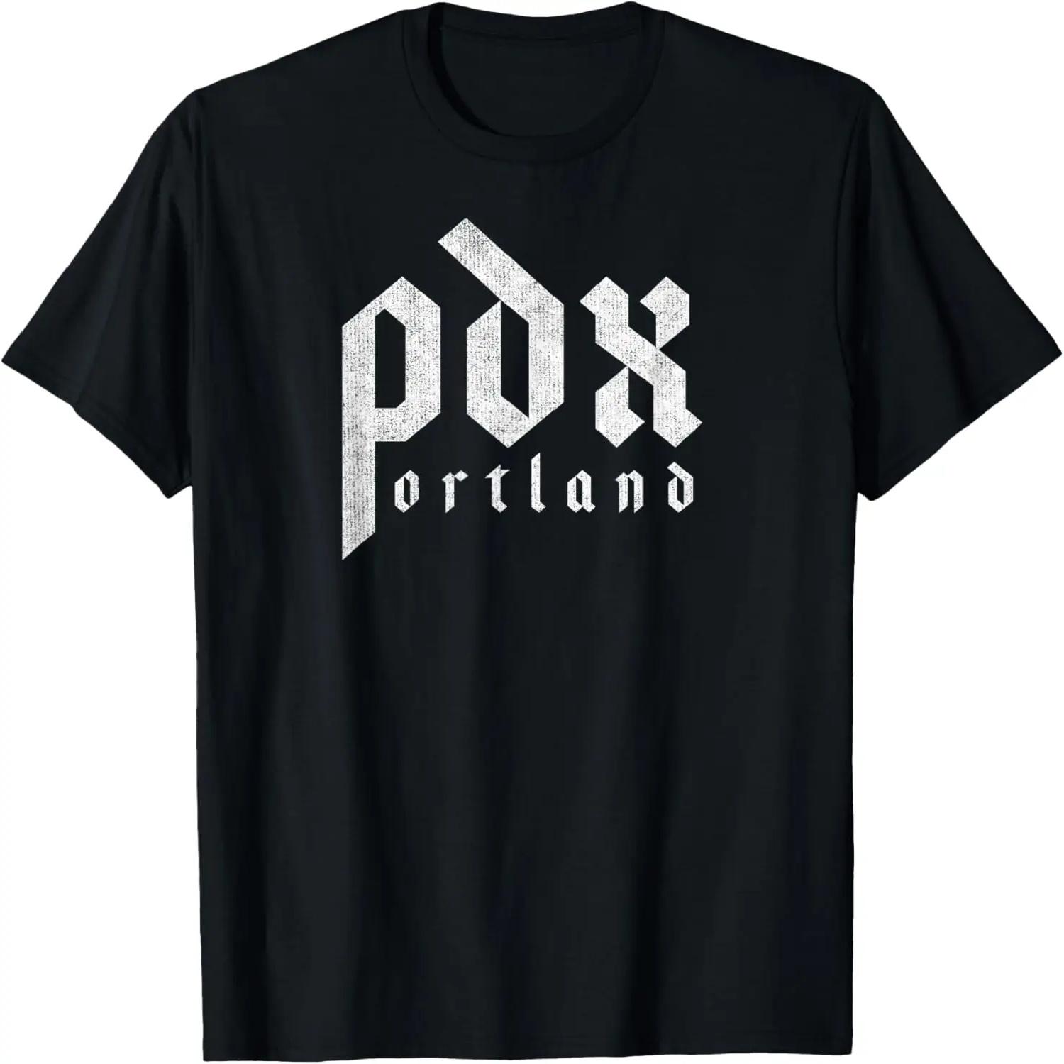 Classic Vintage PDX Portland Oregon Retro Novelty T-Shirt S