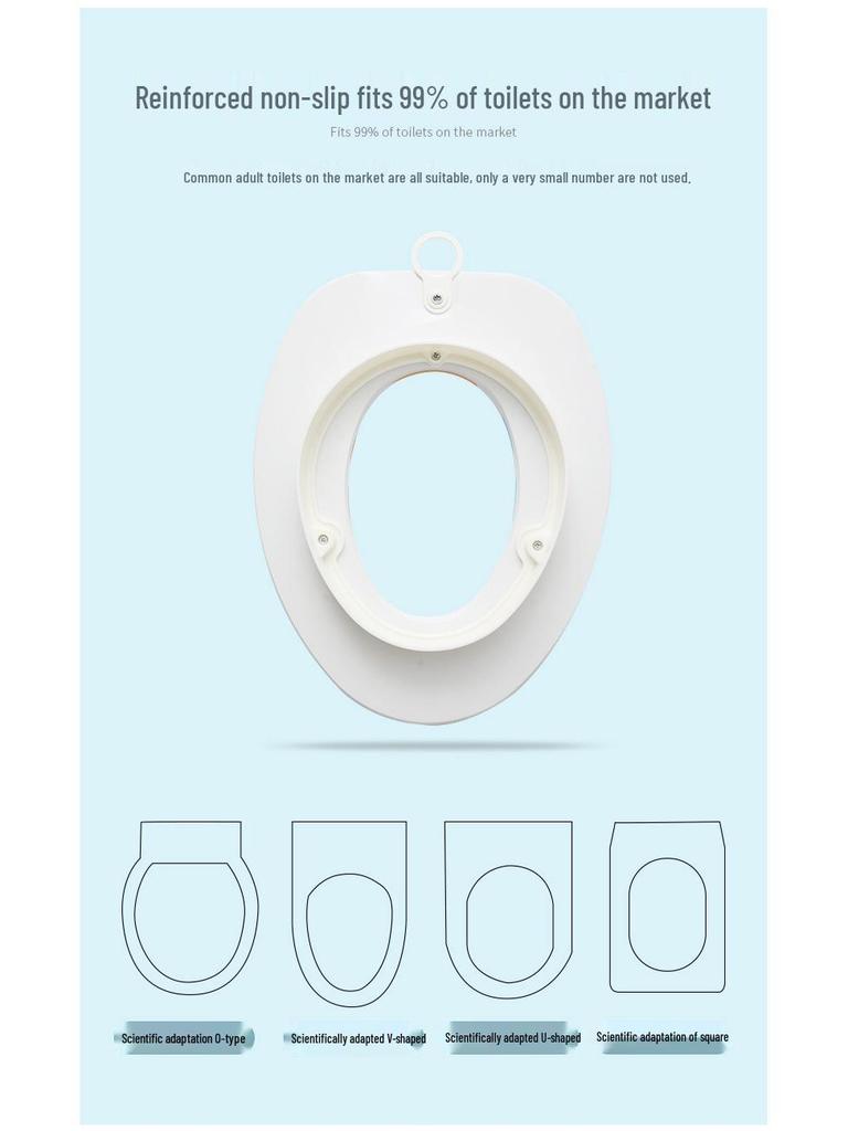 Kinderweicher Toilettensitz mit vergrößertem Kissen für den Heimgebrauch