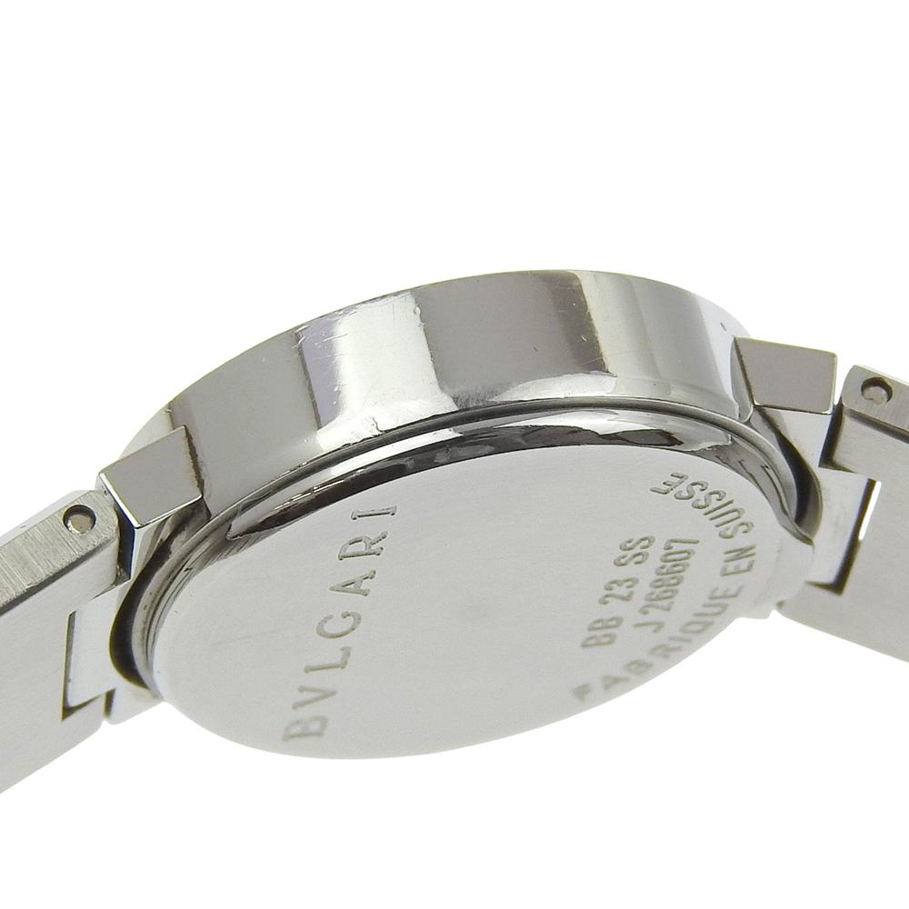 BVLGARI Bzero1 Watches BB23Stainless Steel Be zero one blackDial Stainless Steel Quartz Analog display Women Used