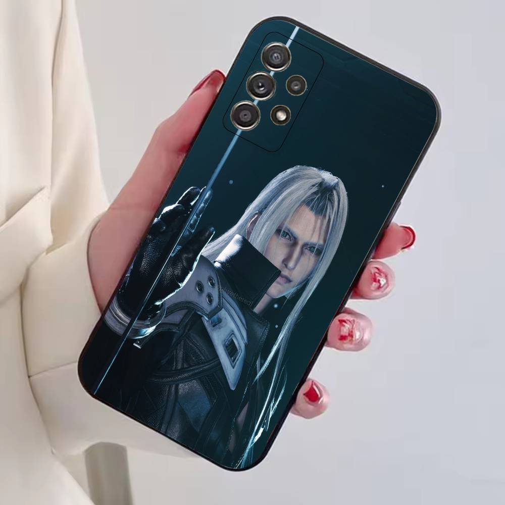 Final F-Fantasy S-Sephiroth Cool Phone Case For Samsung S25,S24,S21,S22,S23,S30,Ultra,S20,Plus,Fe,Lite,Note,10,Black Cover