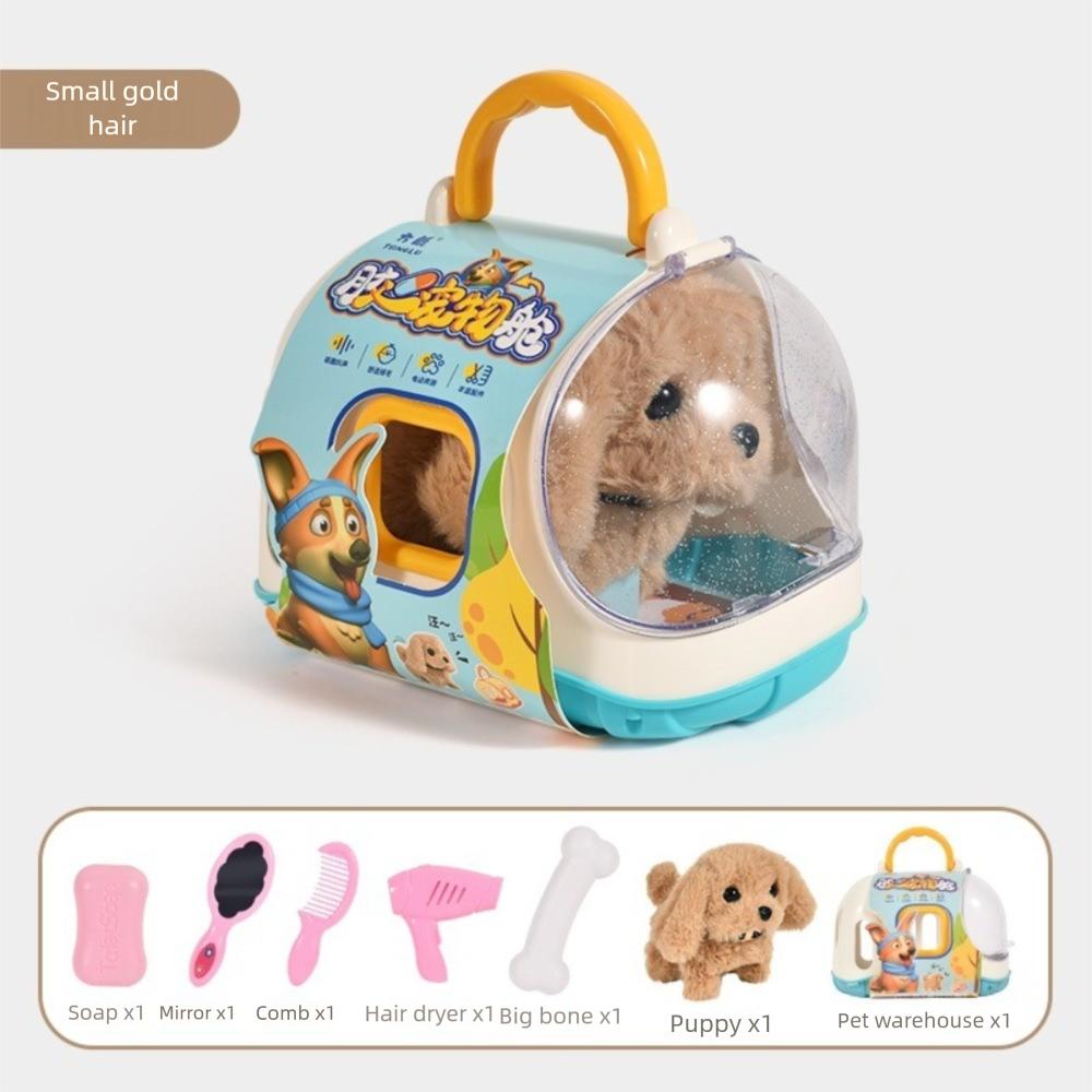 Interactive Simulated Puppy Walking Walking Dog Toy Fashion Robot Puppy  Chilren