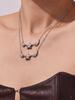 18K Gold Plated Stainless Steel Zircon Star Wings Necklace