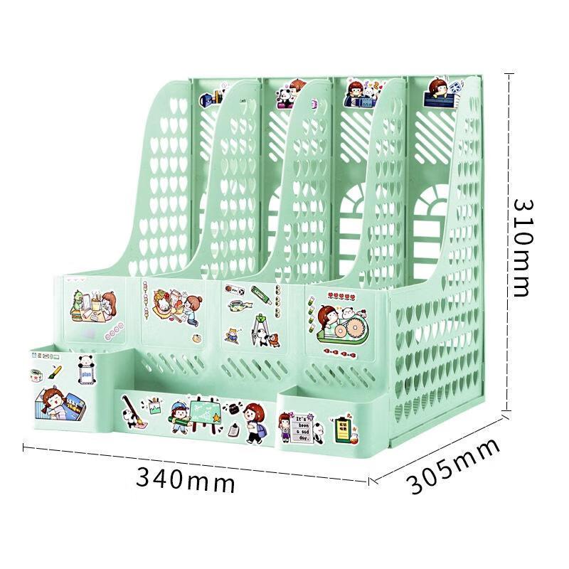 JINGRUIXIANG Desktop File and Pen Organizer