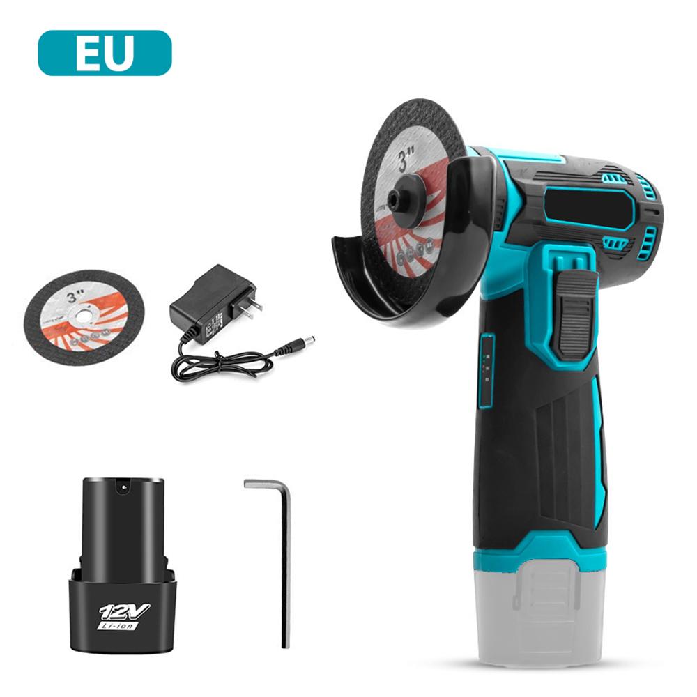 

Hippcron Угловая шлифмашина 12 В для резки алмазная аккумуляторная электроинструмент перезаряжаемый шлифовальный инструмент полировальная шлифовальная машина