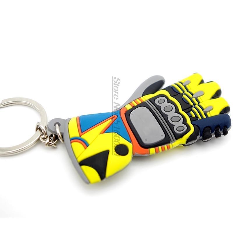 New Style Motorcycle moto cover key Chain gloves for KTM ER6N ER6N S1000R GSR 600 G310GS HONDA  TWIN CRF1000L XSR900