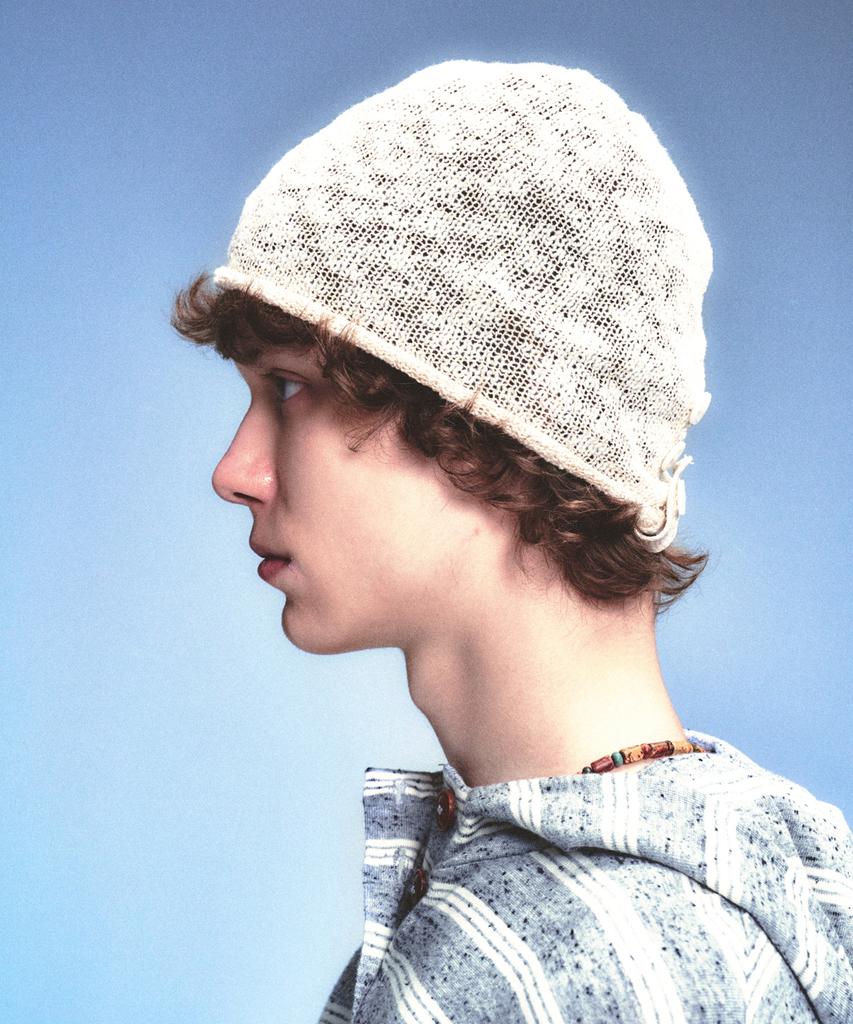 MAINBOOTH Button Turban Beanie(Ivory)