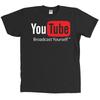 YouTube Logo Black T Shirt Video *ALL SIZES & NEW*