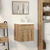 Vidaxl Waschbeckenunterschrank, Artisan-Eiche, 41x38,5x46 cm