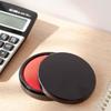 Fast-drying Ink Pad Oil-based Red Round Ink Financial Stamping Press By Hand To Leave Fingerprints Office Seal Office Supplies