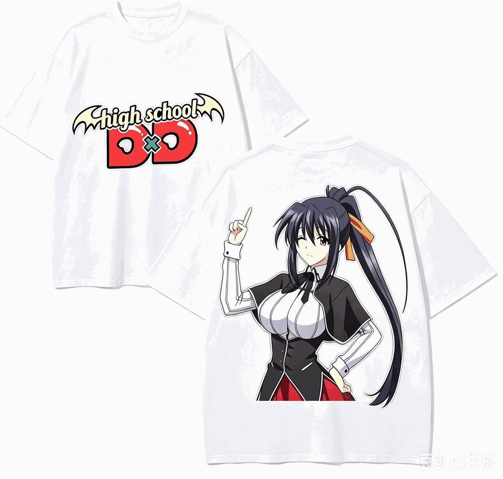 Highschool Dxd Anime Lover TShirt Harajuku Cotton NewModel Oversized Unisex Short Sleeves Classic High Quality Streetwear Soft