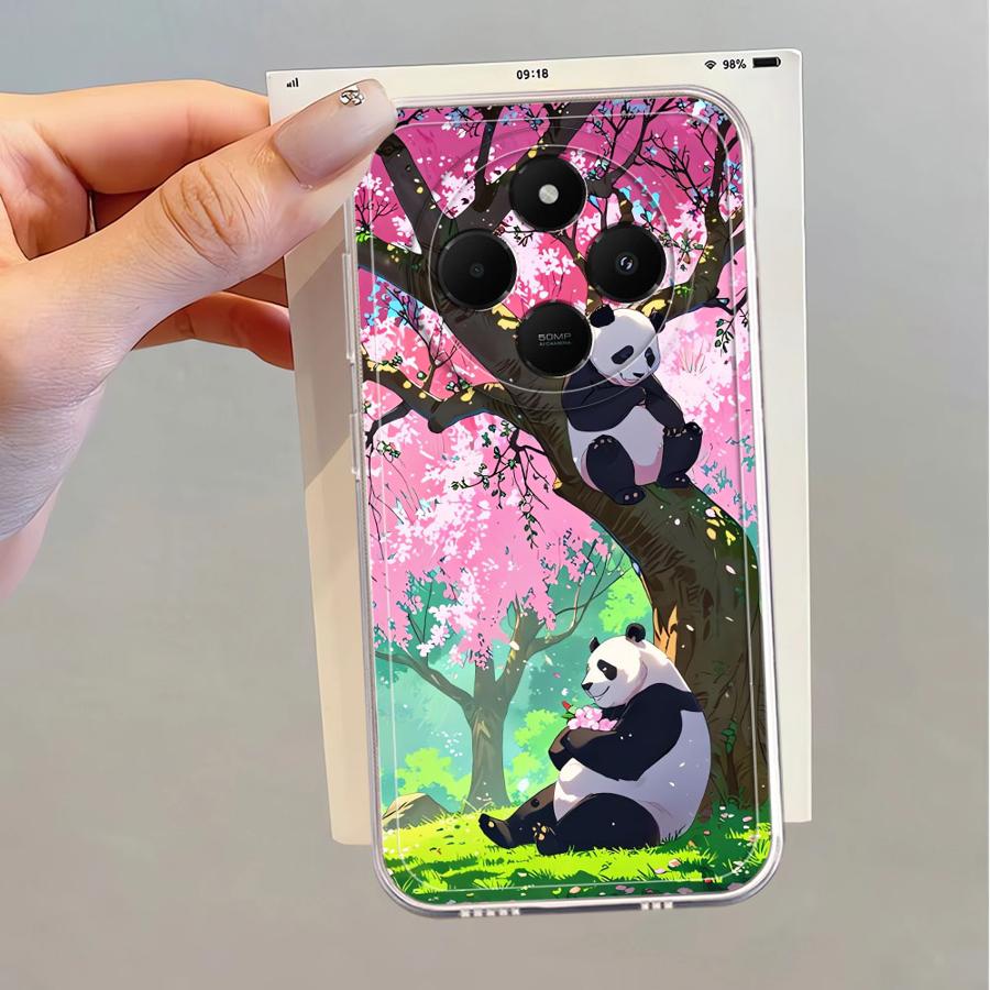 Cute Panda Funny Phone Case for Xiaomi Mi 11T Pro 11 Lite Soft Phone Cover