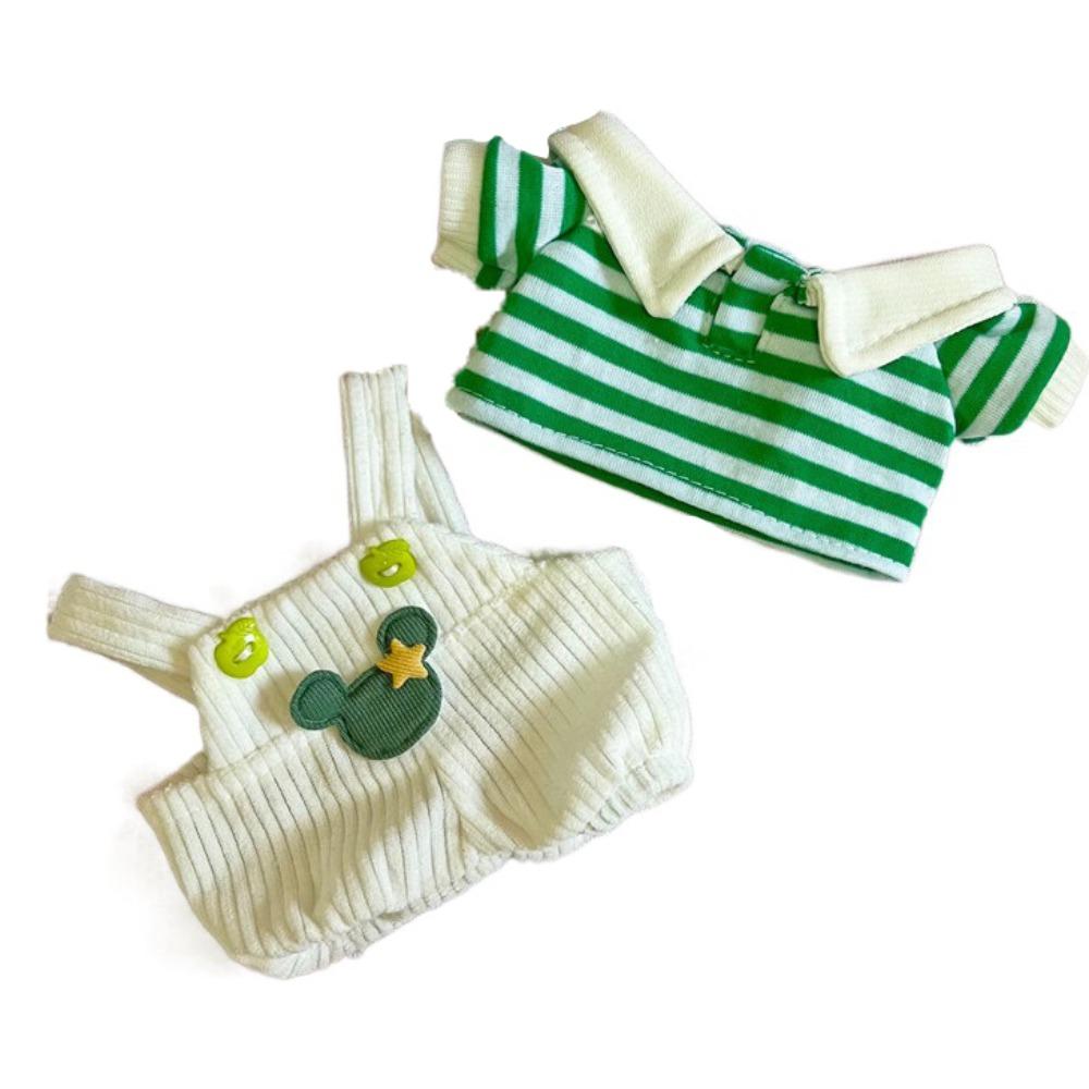 

1 set Strap Pants 20cm Cotton Doll Clothes Outfit Plush Doll Clothes 20cm Cotton Doll style 1